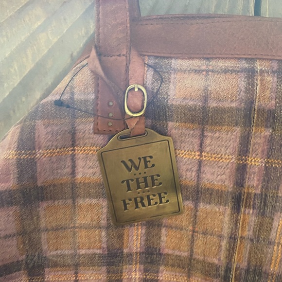 We The Free Rockport Weekender Overnight/Oversized Leather Bag NWOT - Picture 5 of 8